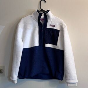 Vineyard vines color block fleece